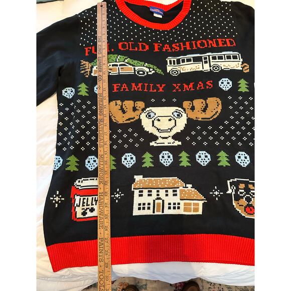 National Lampoon Christmas Vacation Men's Griswold Family Christmas Sweater XL - Picture 8 of 9
